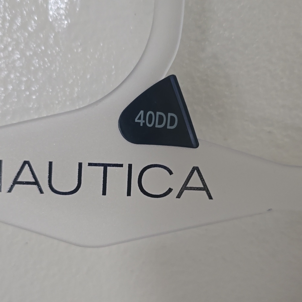 Nautica Navy White 40DD Smooth Molded Underwire Bra 2 Pack NWT - Picture 3 of 7